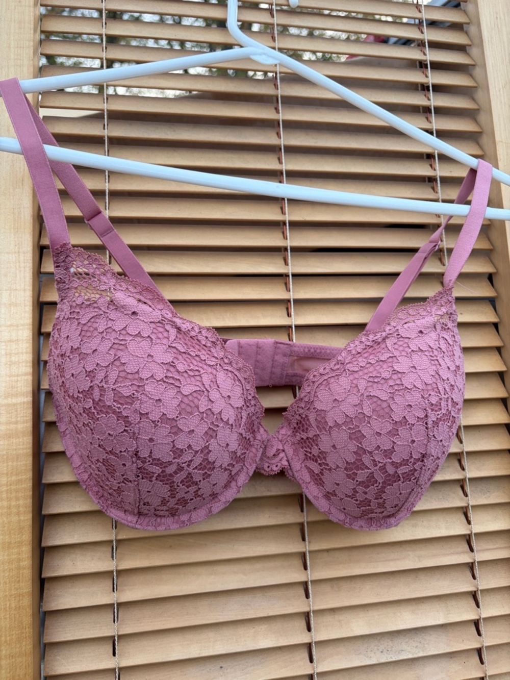 H&M Dusty Rose Lace Push-Up Bra